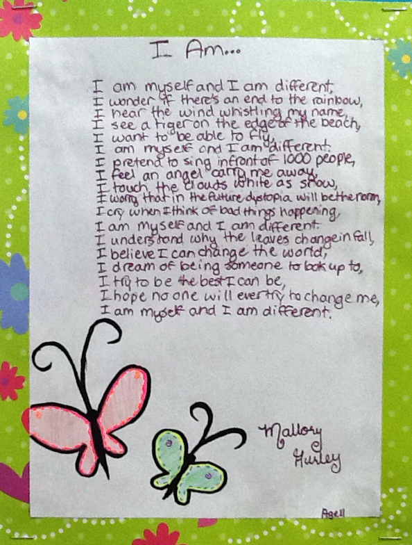 Image of an I Am Poem. Click here to learn how to write an I Am poem.